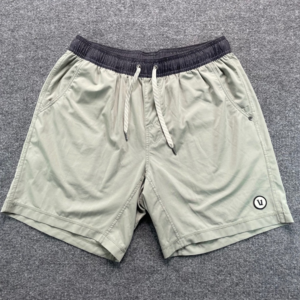 Vuori Kore Shorts Mens L Sage Green Athletic Lined Training V302
